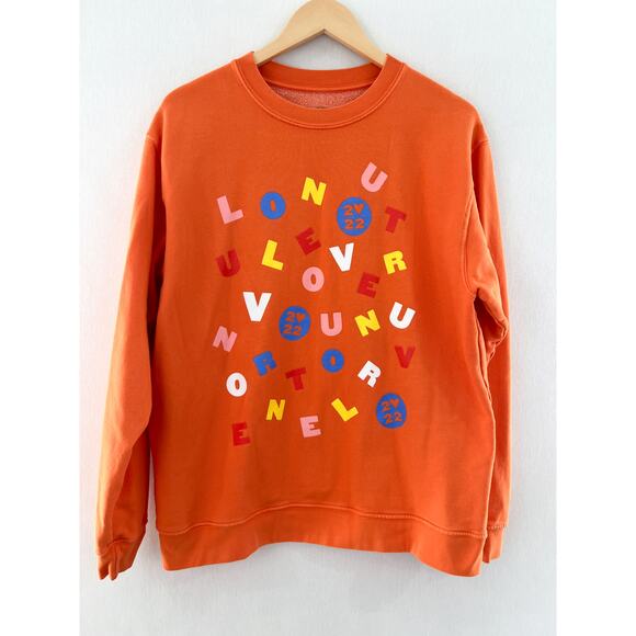 Harry Styles Merch Love on Tour 2022 Orange Crewneck Sweatshirt XL - Picture 1 of 5